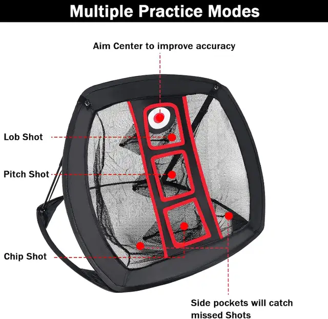 Golf Practice Net Golf Nets for Backyard with Target 1 Golf Mat in Golf in Ottawa - Image 5