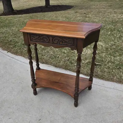 Unique Gibbard Walnut Console Table, View more