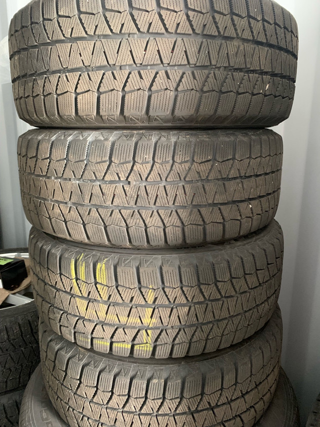 Set of Blizzak WS90 winter tires. in Tires & Rims in London