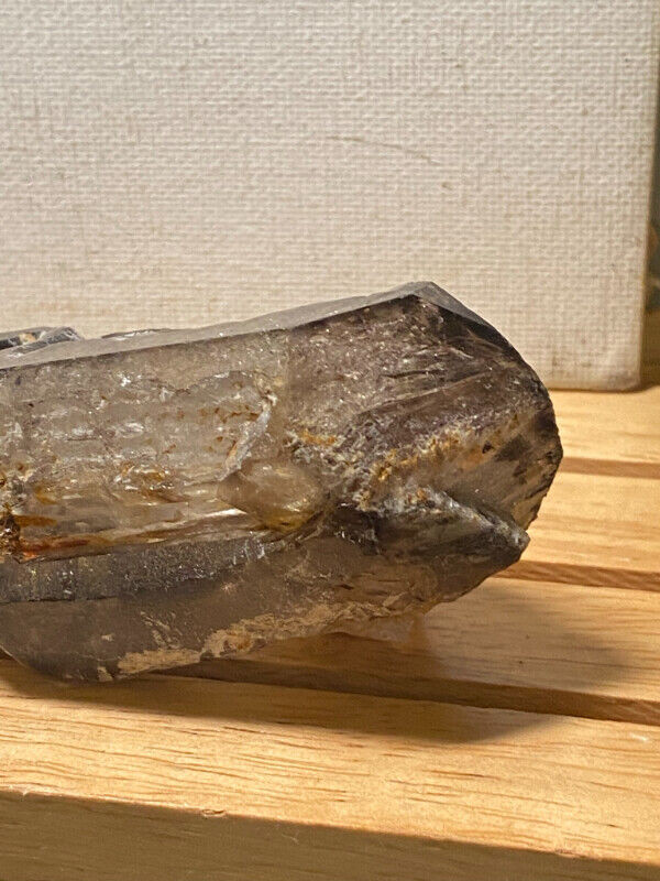 Smoky Citrine Quartz Crystal Cluster Mineral Specimen dans Art et objets de collection  à Ville de Vancouver - Image 3