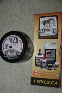 FISKE'S SKIN &amp; WOUND SALVE for HORSE TO HOUND 6oz container