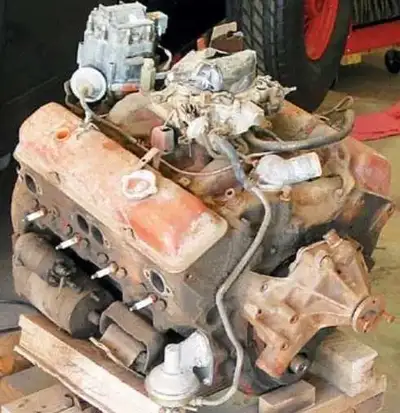 Need a 350 small block chevy engine, carbureted from 60s or 70s as long as it's not seized and can b...
