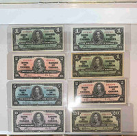 Bank of Canada 1937 Notes 