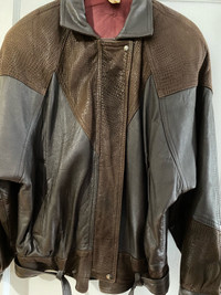 Women leather jacket