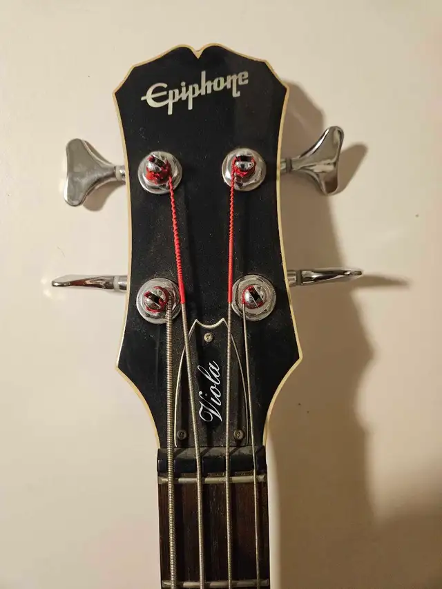 Guitare basse Epiphone Viola + étui rigide in Guitars in Sherbrooke - Image 5