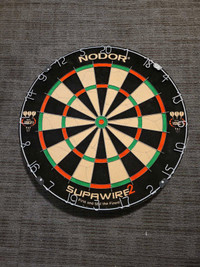 Dart board/cupboard/accessories