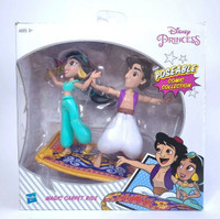 DISNEY PRINCESS MAGIC CARPET RIDE FIGURE SET ALADDIN JASMINE