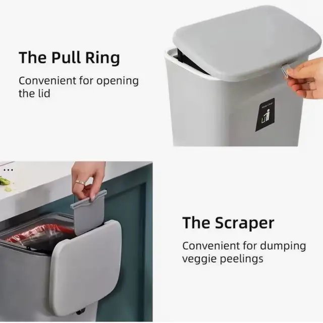 Kitchen hanging trash bin464604027788339203