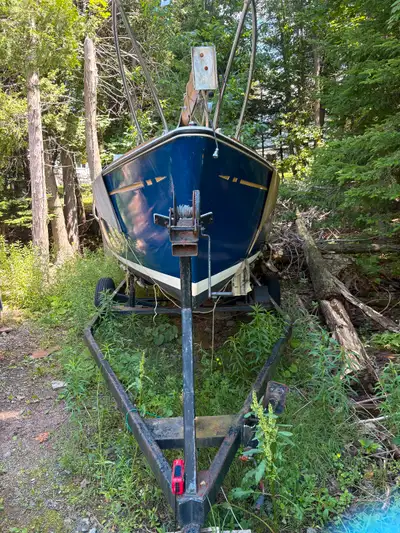 PY 23 plus trailer plus 6hp Evinrude. Ready for the water. Serious Inquiries Only (meaning I’m not r...