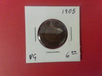 1905 Canada 1¢    Coin
