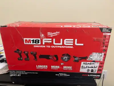 BRAND NEW Milwaukee M18 FUEL 7-Tool Kit , View more