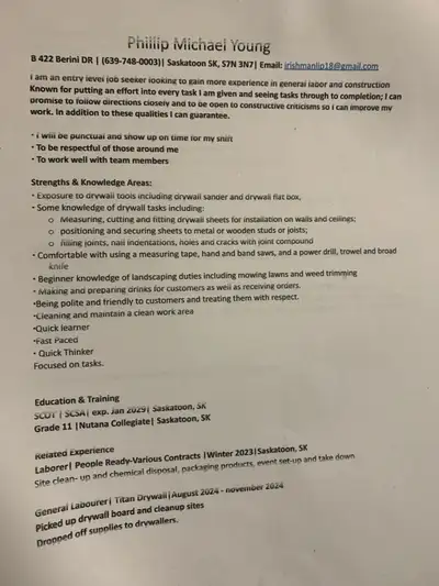 looking for cash job, View more