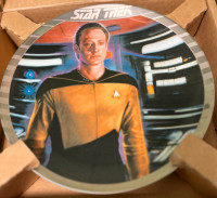 Star Trek The Next Generation "Lieutenant Commander Data" plate
