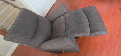 We have a Lazy Boy Rocker/Recliner to go to a new home. This chair is only a fears old and has been...