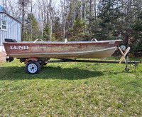 15 foot Boat, Motor and Trailer