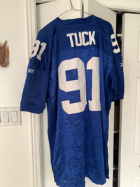 Vintage  NFL New York Giants Justin Tuck #91 