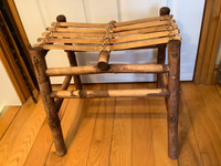 Primitive Bamboo Stool/Bench/Side Table