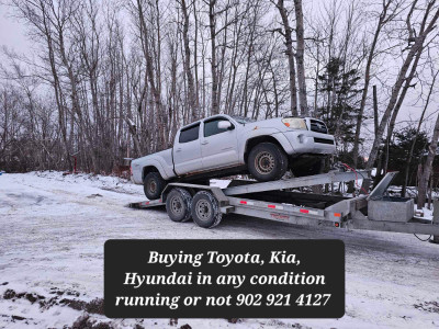 BUYING Toyotas, Kia, Hyundai any condition, running or not etc