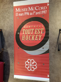 Bannière "Montréal TOUT EST HOCKEY" 1997