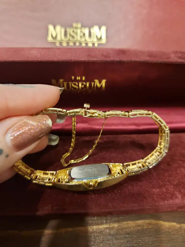 14K Gold Ladies Greek Key Watch by The Museum Company in Jewellery & Watches in Kamloops - Image 6