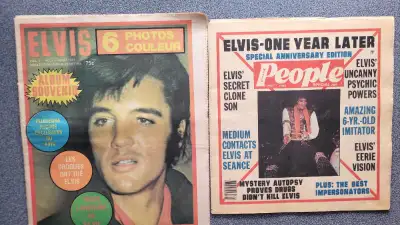 2  Newspapers Elvis Presley Journaux, View more