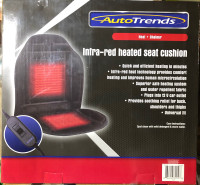 AutoTrends Infra-Red Heated Seat Cushion #032-3511-0