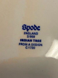Spode Dishes