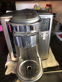 Breville stainless steel Keurig coffee maker 