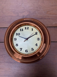 Copper Brass Clock