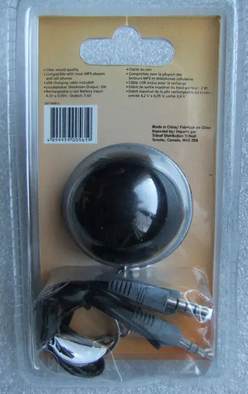 NEW Rechargeable Speaker Ball Keychain for MP3 Players,  Cell + in Speakers in Mississauga / Peel Region - Image 3