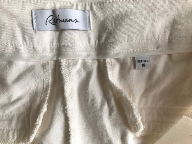 Pantalon blanc  3/4 femme Reitmans dans Femmes - Pantalons et shorts  à Longueuil/Rive Sud - Image 4