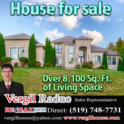✨ Highlights include: • 8,100+ sq. ft. of living space • Custom-built luxury home • Ravine lot • Spa...
