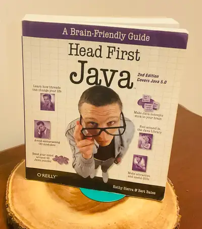Head First Java- A Brain Friendly Guide- 2nd Edition Kathy Sierra & Bert Bates ISNB 0-596-00920 Used...
