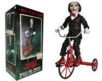 IN STORE! Saw Billy 12" Figure with Sound Riding Tricycle