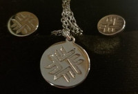 Fanshawe College sterling silver necklace set