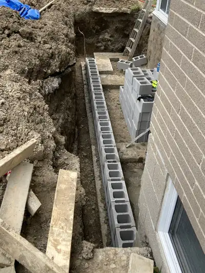 Excavation demolition foundation walls, View more