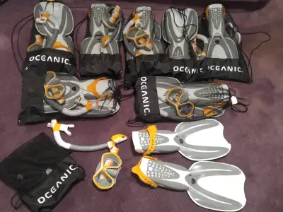 Snorkel Sets - Body Glove, etc. - Mask, Fins, Snorkel -see list, View more