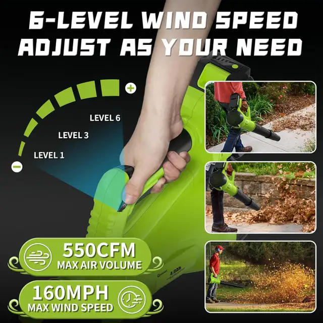 GREENER 21V Leaf Blower Cordless in Lawnmowers & Leaf Blowers in City of Montréal - Image 5