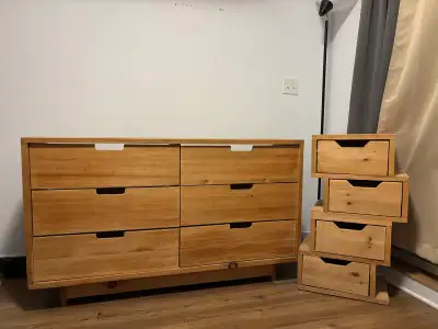 Commode et rangement en bois massif, View more