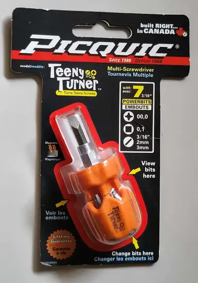 Brand New Picquic Teeny Turner Multi-Bit Screwdriver, View more