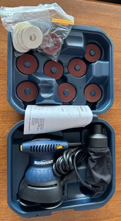Mastercraft 3-Disc Corded Electric Arc Sander/Polisher (New), View more