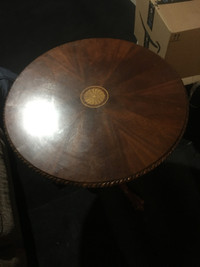 Large brown wooden coffee table - 60.00