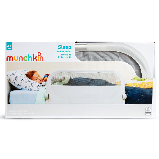 Munchkin Sleep Bed Rail, Fits Twin, Full and Queen Size Mattress in Beds & Mattresses in Mississauga / Peel Region