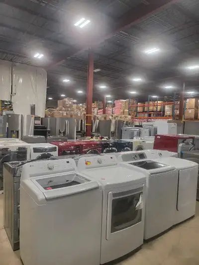 I have new open box , scratch and dent , refurbished, or used appliances all come with warranty. Del...