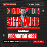 Conception de site Internet 499$, Création d'un site web