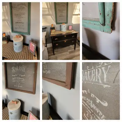Vintage Style Stenciled Screens, View more