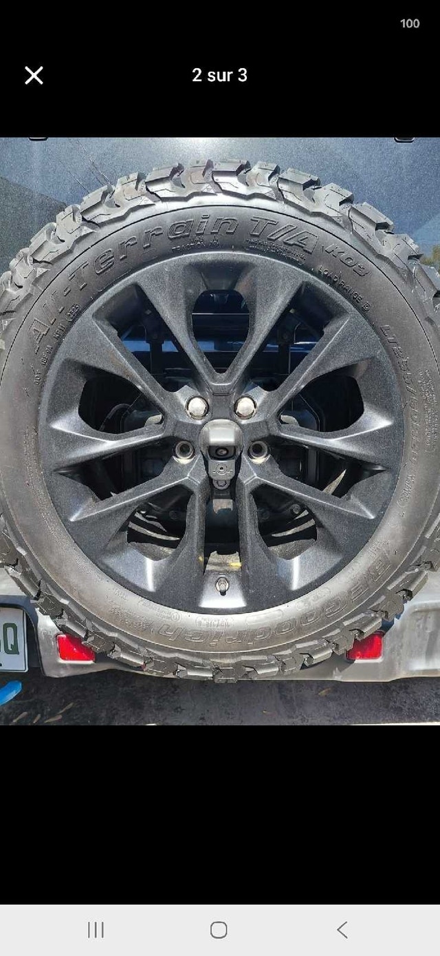 mags 20" et pneus all terrain homologué