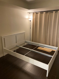 IKEA SONGESAND queen size bed frame & bed base with bedbase