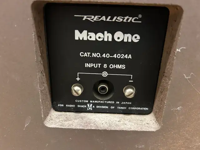 Vintage Realistic Mach One Liquid Cooled Stereo Speakers in Speakers in Oakville / Halton Region - Image 8