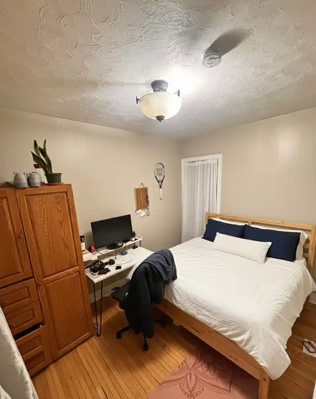 One furnished bedroom Roncesvalles 1st march !